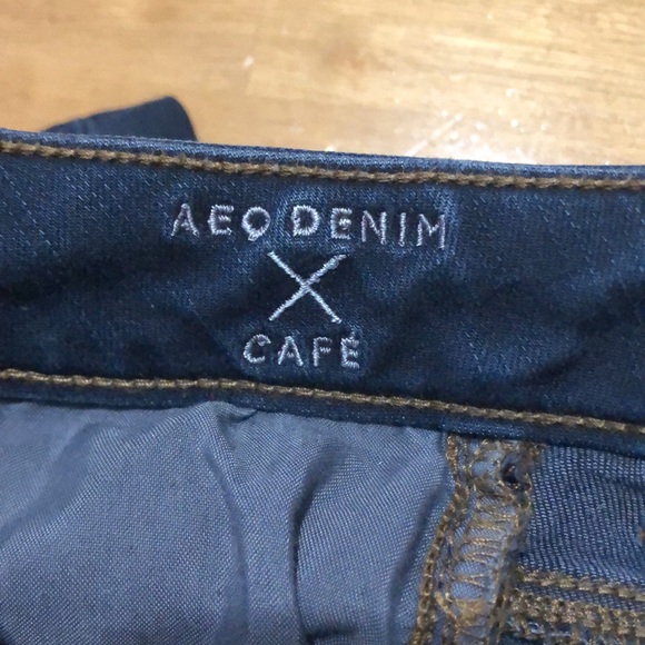 American Eagle Navy Hi-Rise Jegging 00 Short - Picture 6 of 7